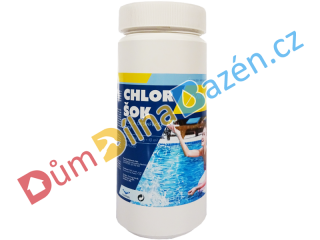 Mirma Chlor šok pro úpravu bazénové vody 0,9 kg