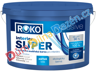 Roko Interiér Super zářivě bílá malířská barva 1,5 kg