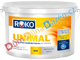 Roko Unimal univerzální bílá barva pro interiéry 40 kg