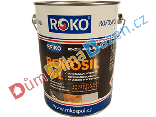 Rokosil Akryl RK300 3v1 samozákladující barva ČSN 1000, 3 l