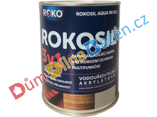 Rokosil Aqua RK612 3v1 samozákladující barva 0,6 l ČSN 6200