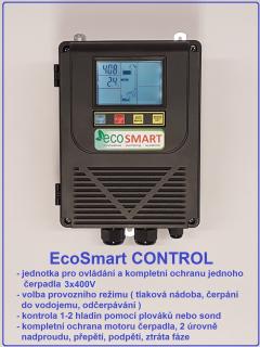 EcoSmart CONTROL 400-1 0,75-4 kW solo ovládací box