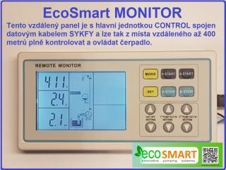 EcoSmart CONTROL PLUS 230-1 0,37-2,2kW box + vzdálená kontrolní jednotka MONITOR