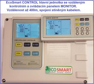 EcoSmart CONTROL PLUS 230-2 2x 0,37-2,2 kW box + vzdálená kontrolní jednotka  MONITOR
