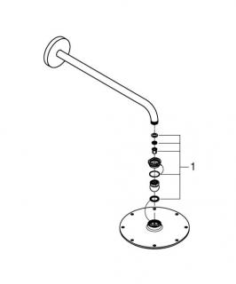 GROHE RAINSHOWER COSMOPOLITAN 210