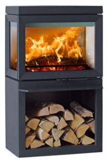 JOTUL F 520 krbová kamna 7kW, třístranné sklo, černá