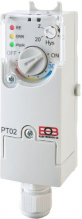 Regulace prostorová Elektrobock denní Termostat příložný elektronický s nastavitelnou hysterezí +0+40°C/250V/10A/IP20