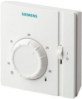 Regulace prostorová Siemens denní Prostorový termostat, přepínač ZAP/VYP