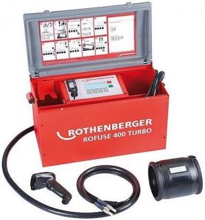 ROTHENBERGER ROFUSE 400 TURBO svářečka 400mm, na elektrotvarovky PE a PP