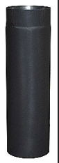 Trubka pr.160mm kouřová, 1,5mm, délka 0,5m, ocel, černá