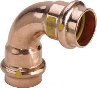 VIEGA PROFIPRESS G 2616 oblouk 90°, 54mm, lisovací, plyn, měď