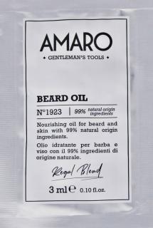 Amaro Beard Oil - olej na bradu 3 ml