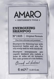 Amaro Energizing Shampoo - posilující šampon 6 ml