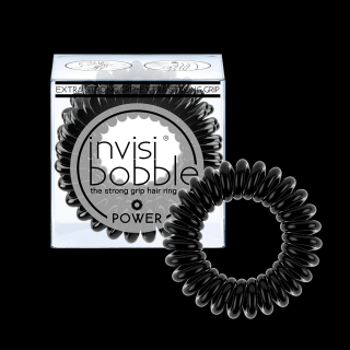 Invisibobble POWER True Black - vlasové gumičky 3 ks/bal.