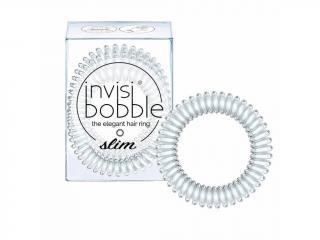 Invisibobble SLIM Crystal Clear - vlasové gumičky 3 kusy/bal.