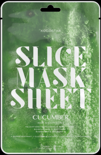 Kocostar Slice Ask Sheet Cucumber - pleťová maska  20 ml