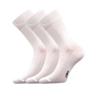 Bambusové ponožky 3 kusy v balení Lonka Debob bílá Velikost: 35-38