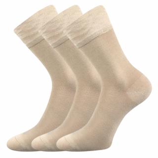 Bambusové ponožky 3 kusy v balení Lonka Deli béžová Velikost: 39-42