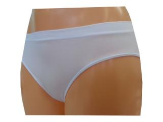 Dámské Bezešvé Kalhotky Novia Bikini Bílá Velikost: XL