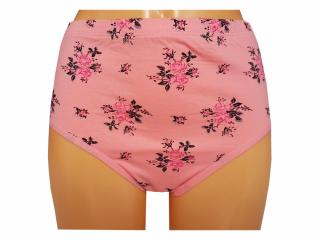 Dámské Maxi Kalhotky Novia Mama B5 růžová květy Velikost: 2XL