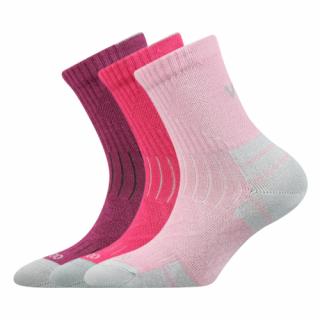 Dětské bambusové ponožky 3 kusy v balení VoXX Belkinik mix barev A Velikost: 20-24