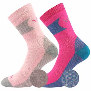 Dětské ponožky 2 kusy v balení VoXX Prime protiskluzové mix dívčí Velikost: 35-38