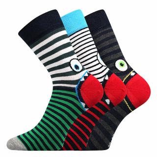 Dětské ponožky 2 páry v balení Boma Ksichtík mix C Velikost: 27-32
