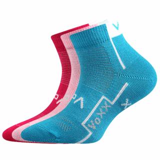 Dětské ponožky 3 kusy v balení VoXX Kaotik dívčí Velikost: 20-24