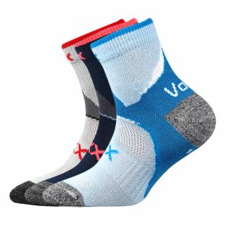 Dětské ponožky 3 kusy v balení VoXX Maxterik mix vzorů A Velikost: 35-38