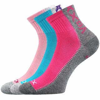 Dětské ponožky 3 kusy v balení VoXX Revoltik dívka mix B Velikost: 16-19