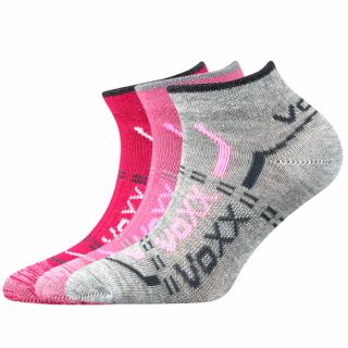 Dětské ponožky 3 kusy v balení VoXX Rexík 01 mix B Velikost: 20-24