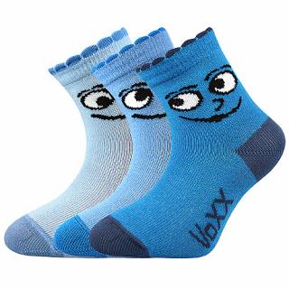 Kojenecké ponožky 3 páry v balení Boma Kukik kluk Velikost: 14-17