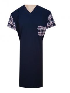 Pánská Noční Košile FOLTÝN NK122 Materiál: Krátký rukáv, Velikost: 2XL