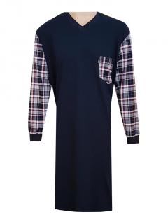 Pánská Noční Košile FOLTÝN NK126 Materiál: Dlouhý rukáv, Velikost: 4XL