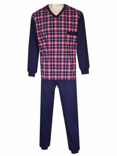 Pánské Pyžamo Dlouhé FOLTÝN PD 320 Velikost: 2XL