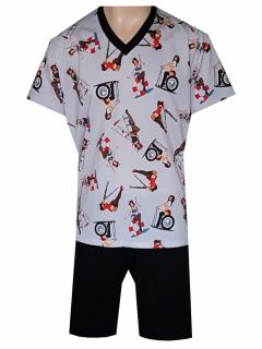 Pánské Pyžamo Krátké FOLTÝN PK 296 Velikost: 7XL