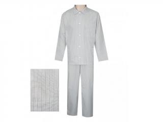 Pánské Pyžamo Popelín FOLTÝN PI14 modrý proužek Materiál: Košilovina-popelín, Velikost: 3XL