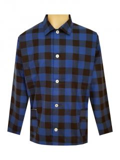 Pánský Pyžamový Kabátek Flanelový FOLTÝN PPKF12 Materiál: Flanel, Velikost: 2XL