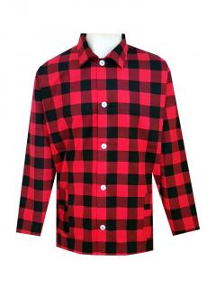 Pánský Pyžamový Kabátek Flanelový FOLTÝN PPKF16 Materiál: Flanel, Velikost: 4XL