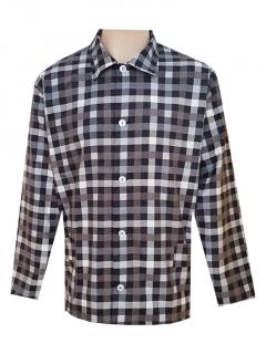 Pánský Pyžamový Kabátek Flanelový FOLTÝN PPKF17 Materiál: Flanel, Velikost: 2XL