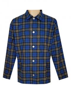 Pánský Pyžamový Kabátek Flanelový FOLTÝN PPKF18 Materiál: Flanel, Velikost: 4XL