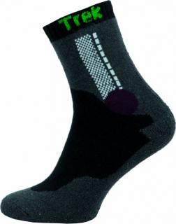 Ponožky NOVIA Trek- tmavě šedé Velikost: 38-39