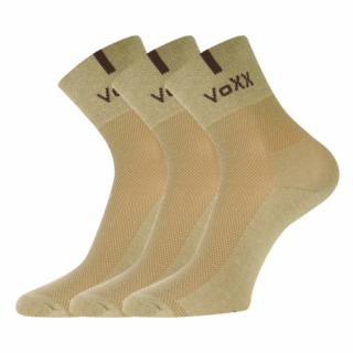 Ponožky VoXX 3 kusy v balení Fredy béžová Velikost: 35-38