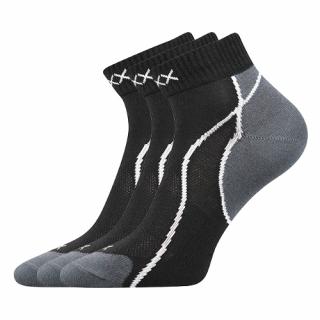 Ponožky VoXX 3 kusy v balení Grand černá Velikost: 35-38