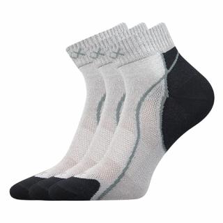 Ponožky VoXX 3 kusy v balení Grand světle šedá Velikost: 35-38