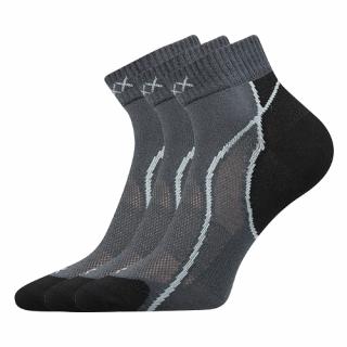 Ponožky VoXX 3 kusy v balení Grand tmavě šedá Velikost: 35-38