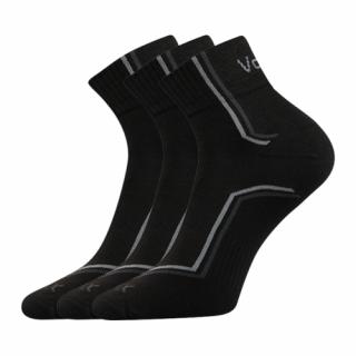 Ponožky VoXX 3 kusy v balení Kroton černá Velikost: 35-38
