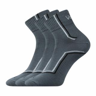 Ponožky VoXX 3 kusy v balení Kroton tmavě šedá Velikost: 35-38