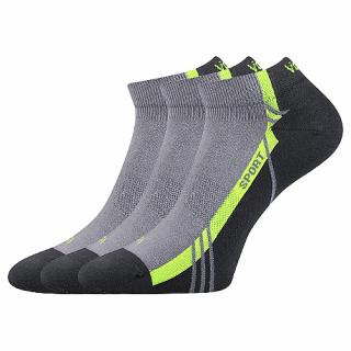 Ponožky VoXX 3 kusy v balení pinas světle šedá Velikost: 35-38