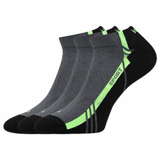 Ponožky VoXX 3 kusy v balení pinas tmavě šedá Velikost: 35-38